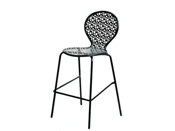 ROTONDA 75 - Stackable high galvanized steel garden stool by RD Italia - view 2